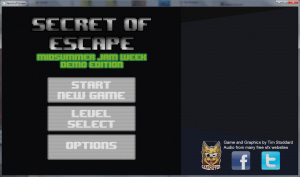 Secret of Escape Title Screen